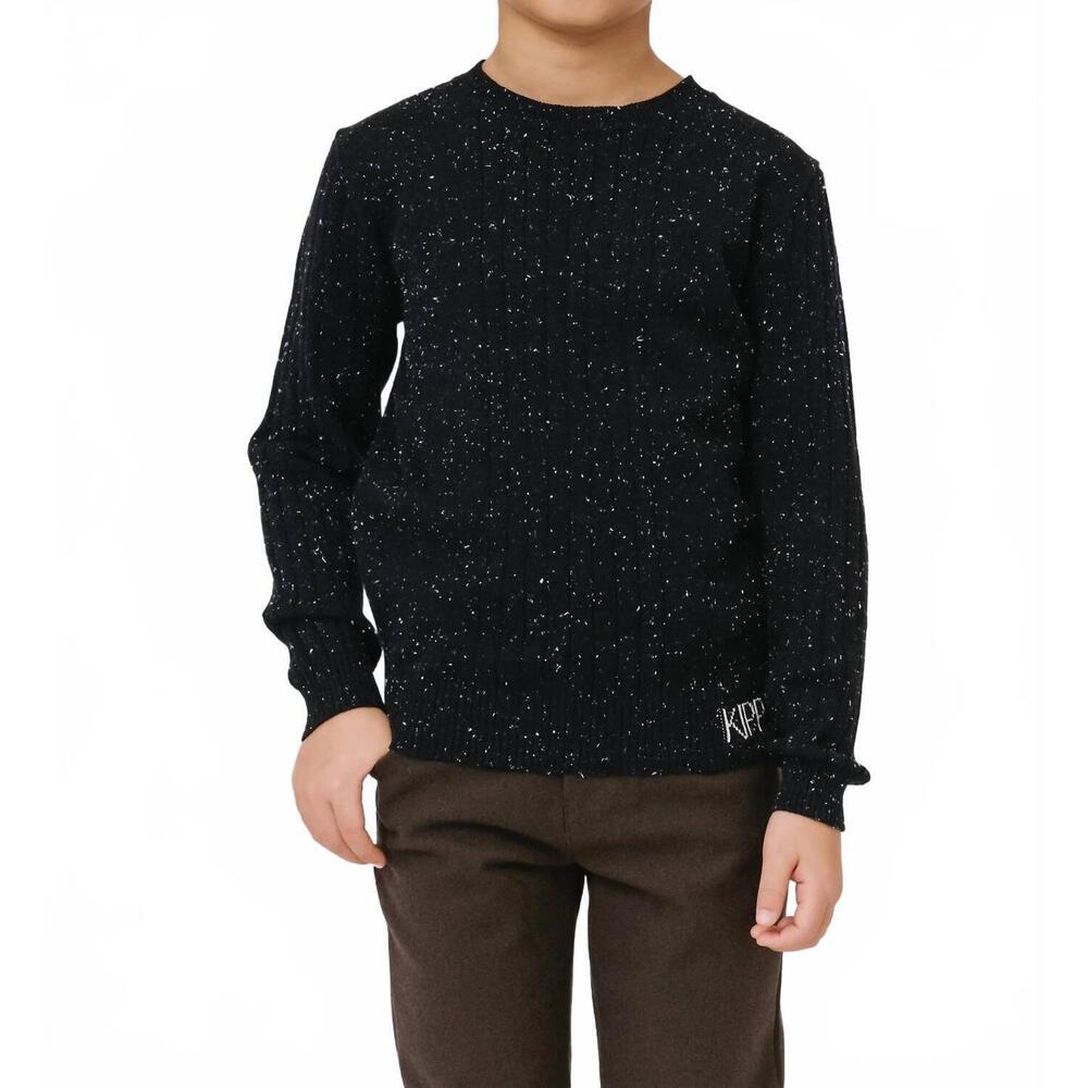 NEW KIPP boys vince knit sweater in black